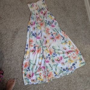 Smocked sweetheart dress